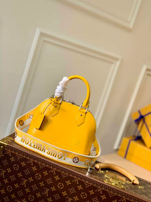 LV M59358 Louis Vuitton Alma BB Bag Sunflower Yellow - Default Title - View 1