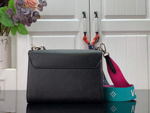 LV M59416 Louis Vuitton Twist MM Epi leather Handbag Black - Default Title - View 3