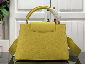 LV M48865 Louis Vuitton Capucines Mini BB Handbag Yellow - Default Title - View 3