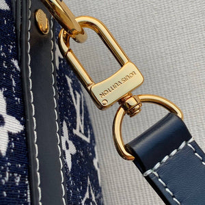 LV M59609 Louis Vuitton Speedy Bandouliere 25 Denim Leather Bag - Default Title - View 5
