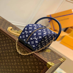 LV M59611 Louis Vuitton Square Denim Leather Bag - Default Title - View 2