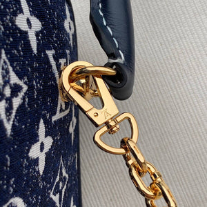 LV M59611 Louis Vuitton Square Denim Leather Bag - Default Title - View 5