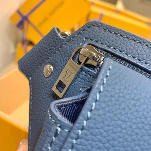 LV M59625 Louis Vuitton New Sling Bag Blue - Default Title - View 4