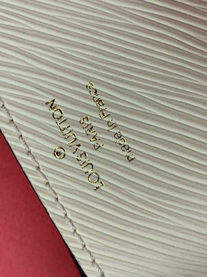 LV M59687 Louis Vuitton Twist PM Epi leather Handbag Quartz White - Default Title - View 9