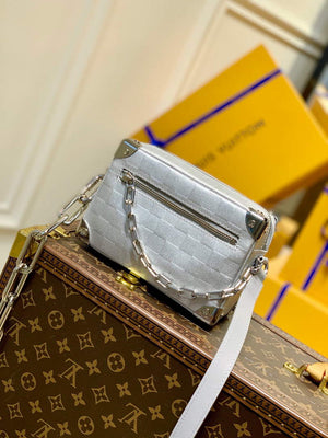 LV M59726 Louis Vuitton Mini Soft Trunk Silver - Default Title - View 1