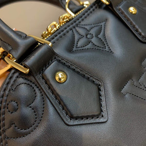 LV M59793 Louis Vuitton Alma BB Handbag Black - Default Title - View 7
