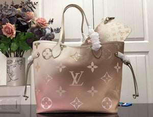 LV M59859 Louis Vuitton Neverfull MM Tote Bag - Default Title - View 3