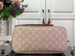 LV M59859 Louis Vuitton Neverfull MM Tote Bag - Default Title - View 4