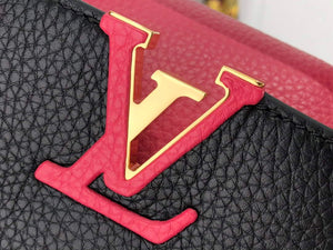 LV M59882 Louis Vuitton Capucines Mini BB Handbag Black - Default Title - View 5