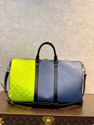 LV M59922 Louis Vuitton Keepall 50B Travel Bag Yellow - Default Title - View 2