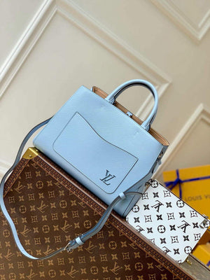 LV M59953 Louis Vuitton Marelle Tote MM Blue - Default Title - View 1