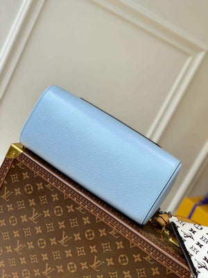 LV M59953 Louis Vuitton Marelle Tote MM Blue - Default Title - View 4