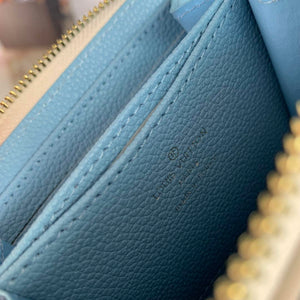 LV M60574 Louis Vuitton Zippy Coin Purse Blue - Default Title - View 6