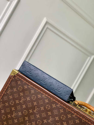 LV M61692 Louis Vuitton Pochette Voyage MM Bag Monogram £Âlue - Default Title - View 4