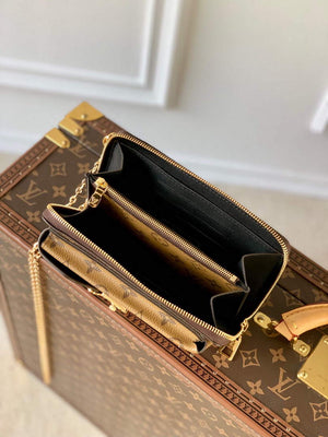 LV M63913 Louis Vuitton Vertical Trunk Pochette Bag - Default Title - View 4