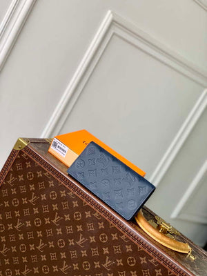 LV M66540 Louis Vuitton Brazza Wallet Navy Blue - Default Title - View 2