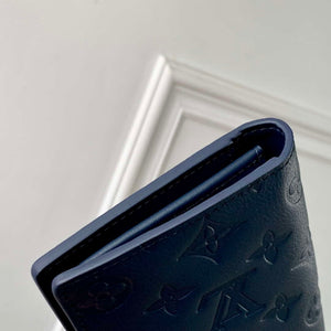 LV M66540 Louis Vuitton Brazza Wallet Navy Blue - Default Title - View 5