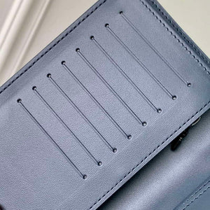 LV M66540 Louis Vuitton Brazza Wallet Navy Blue - Default Title - View 7