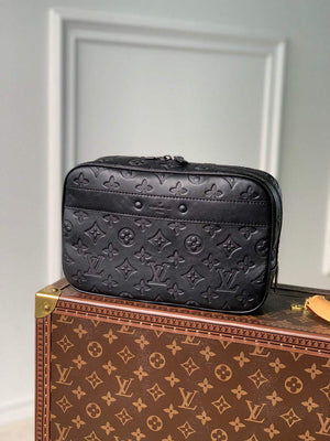 LV M68589 Louis Vuitton Trousse Toilette GM Bag Black - Default Title - View 1