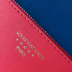 LV M69175 Louis Vuitton LV Pont 9 Compact Wallet Cowhide Leather Red - luxibagsmall