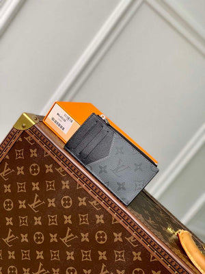 LV M69533 Louis Vuitton Coin Card Holder Gray - Default Title - View 1