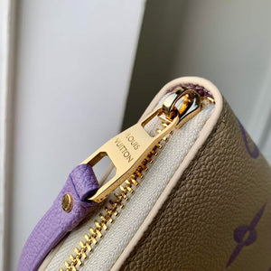 LV M69794 Louis Vuitton Zippy Wallet Taro Purple - Default Title - View 4
