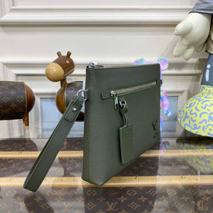 LV M69837 Louis Vuitton Takeoff Pouch Bag ArmyGreen - Default Title - View 3