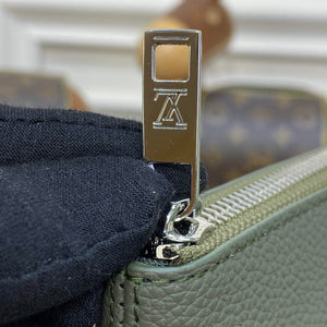 LV M69837 Louis Vuitton Takeoff Pouch Bag ArmyGreen - Default Title - View 7