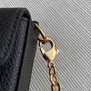 LV M80482 Louis Vuitton M69977 F¨¦licie Pochette Leather Black - luxibagsmall