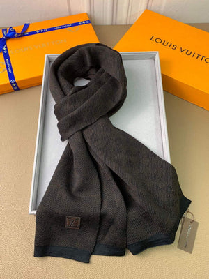 LV M70517 Louis Vuitton Petit Damier Scarf L60154 - Default Title - View 7
