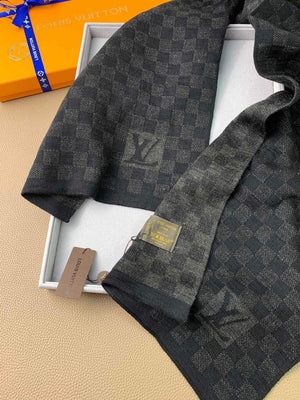 LV M70517 Louis Vuitton Petit Damier Scarf L60157 - Default Title - View 7