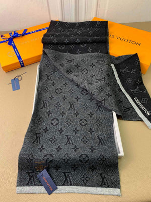 LV M70517 Louis Vuitton Petit Damier Scarf L60159 - Default Title - View 6
