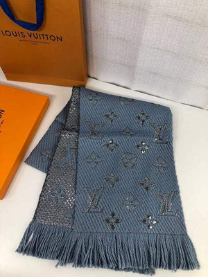 LV M72432 Louis Vuitton Logomania Scarf L60135 - Default Title - View 9