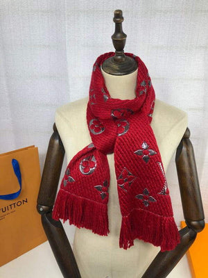 LV M72432 Louis Vuitton Logomania Scarf L60136 - Default Title - View 1