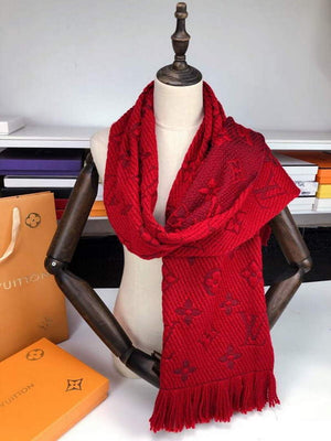 LV M72432 Louis Vuitton Logomania Scarf L60145 - Default Title - View 1