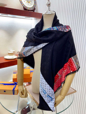 LV M74358 Louis Vuitton Be Mindful Monogram Shawl L38911 - Default Title - View 8