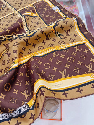 LV M78666 Louis Vuitton Monogram Confidential square Scarf L60197 - Default Title - View 4
