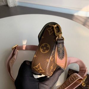 LV M80091 Louis Vuitton Felicie Strap Go Monogram Bag Pink - Voguebags