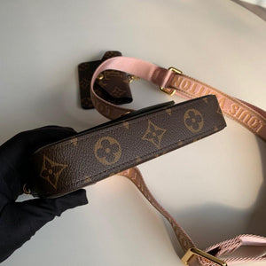 LV M80091 Louis Vuitton Felicie Strap Go Monogram Bag Pink - Voguebags