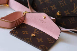 LV M80091 Louis Vuitton Felicie Strap Go Monogram Bag Pink - Voguebags