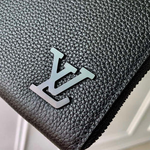 LV M80334 Louis Vuitton Zippy Wallet Horizontal Black - Default Title - View 4