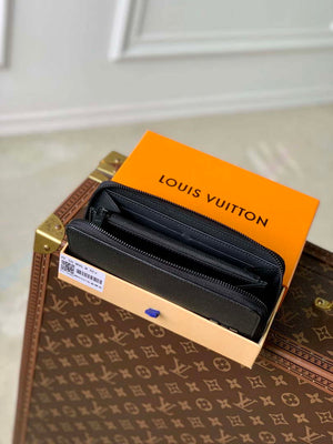 LV M80334 Louis Vuitton Zippy Wallet Horizontal Black - Default Title - View 9