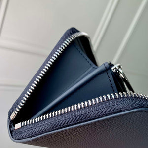 LV M80334 Louis Vuitton Zippy Wallet Horizontal Navy Blue - Default Title - View 7