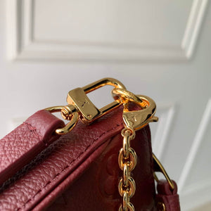 LV M80349 Louis Vuitton Easy Pouch On Strap Bag Wine Red - Default Title - View 6