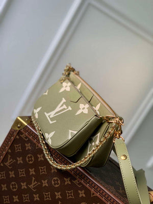 LV M80399 Louis Vuitton Multi Pochette Accessoires Bag Grass green - Default Title - View 3