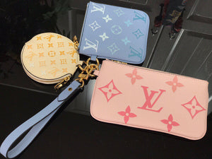 LV M80407 Louis Vuitton Trio Pouch Monogram Empreinte Leather - luxibagsmall