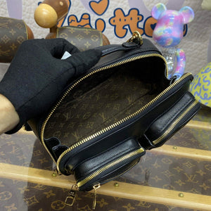 LV M80450 Louis Vuitton Utility Crossbody Bag Black - Default Title - View 9