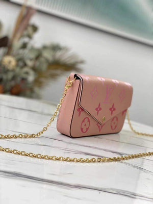 LV M80498 Louis Vuitton F¨¦licie Pochette Bag Pink - luxibagsmall