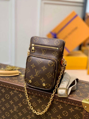 LV M80746 Louis Vuitton Utility Phone Pocket Shoulder Bag - Default Title - View 1