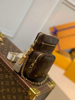LV M80746 Louis Vuitton Utility Phone Pocket Shoulder Bag - Default Title - View 3